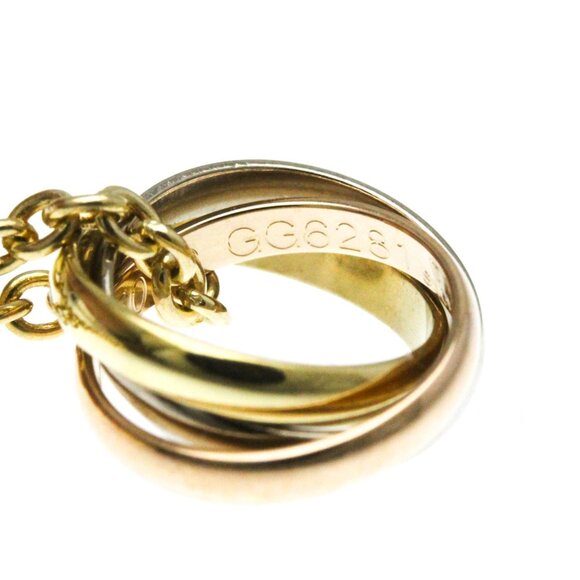 CARTIER 18k Yellow Gold Trinity Necklace - Picture 4 of 14